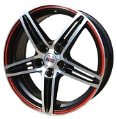 Alcasta M04 6,5x17 5x114,3 Dia 45 (черный)