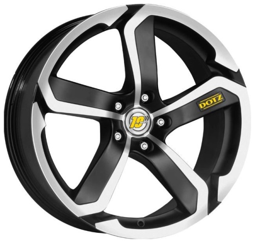 Dotz Hanzo 8x17 5x108 ET 35 Dia 70,1 (Черный с полированной лицевой поверхностью)